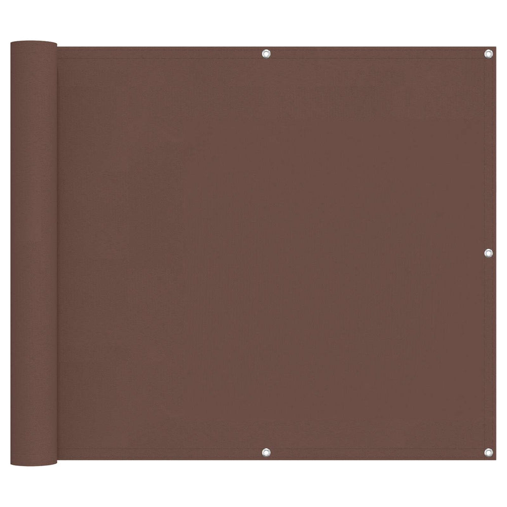 Balkonsichtschutz Braun 100x1000 cm Oxford-Gewebe
