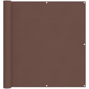 Balkonsichtschutz Braun 110x300cm Oxford-Gewebe