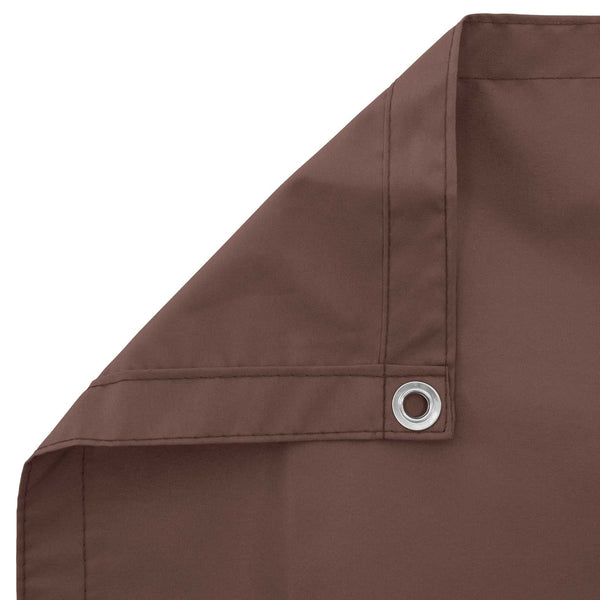 Balkonsichtschutz Braun 110x400cm Oxford-Gewebe