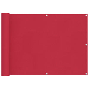 vidaXL Brise-vue de balcon rouge bordeaux 75 x 500 cm