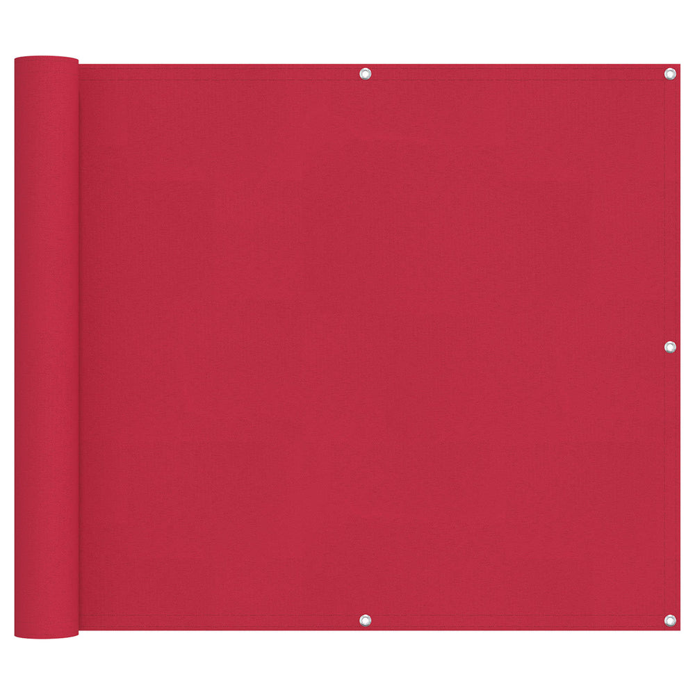 Balkonsichtschutz Bordeauxrot 90x200cm Oxford