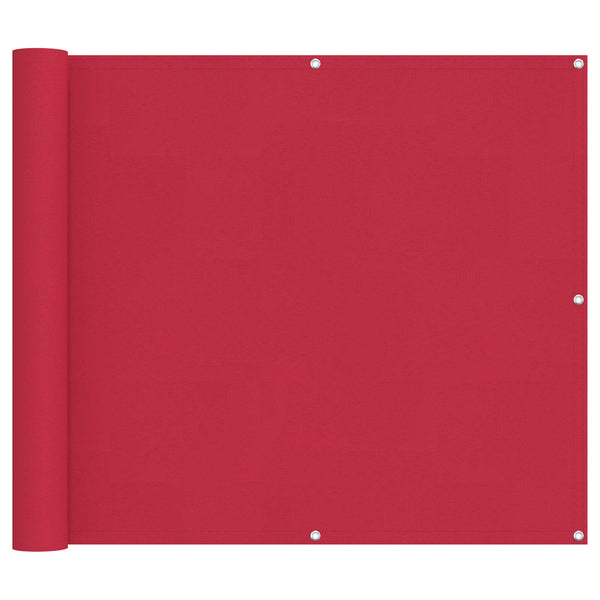 Balkonsichtschutz Bordeauxrot 90x200cm Oxford
