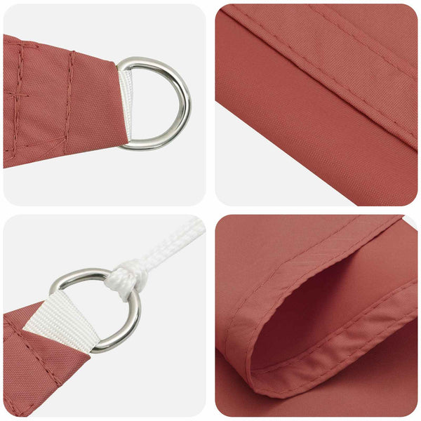 Terrakotta Sonnensegel 6x2m Polyester Oxford