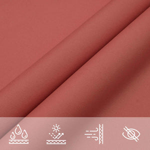 Terrakotta Sonnensegel 6x2m Polyester Oxford
