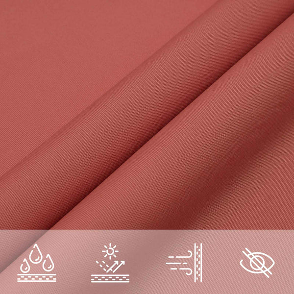 Terrakotta Sonnensegel 6x2m Polyester Oxford