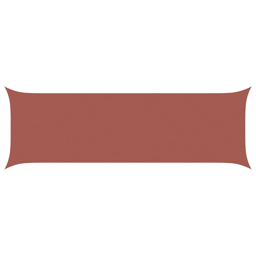 Terrakotta Sonnensegel 6x2m Polyester Oxford