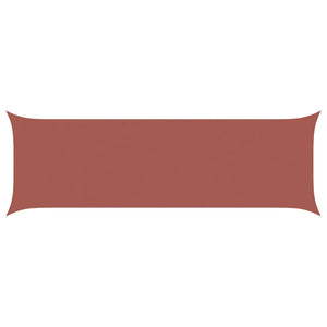 Terrakotta Sonnensegel 6x2m Polyester Oxford
