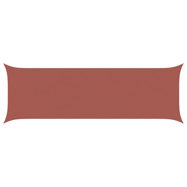 Terrakotta Sonnensegel 6x2m Polyester Oxford