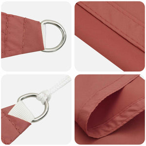 Terrakotta Sonnensegel 6x2,5m Polyester Oxford