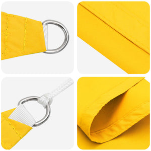 Gelbes Sonnensegel, 6 x 2 m, Oxford-Polyester