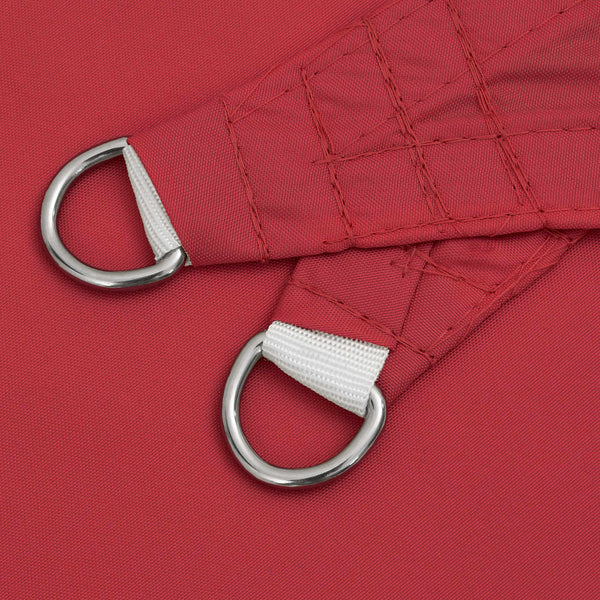 Rotes Sonnensegel 6x2,5m Polyester Oxford