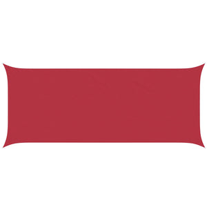 Rotes Sonnensegel 6x2,5m Polyester Oxford