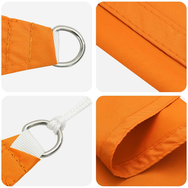Orange Sonnensegel 6x2,5m Polyester Oxford