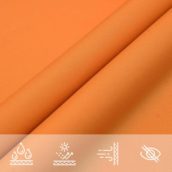 Orange Sonnensegel 6x2,5m Polyester Oxford