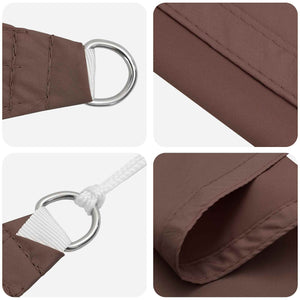 Sonnensegel Braun 6x2,5m Polyester Oxford