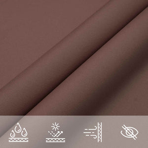 Sonnensegel Braun 6x2,5m Polyester Oxford