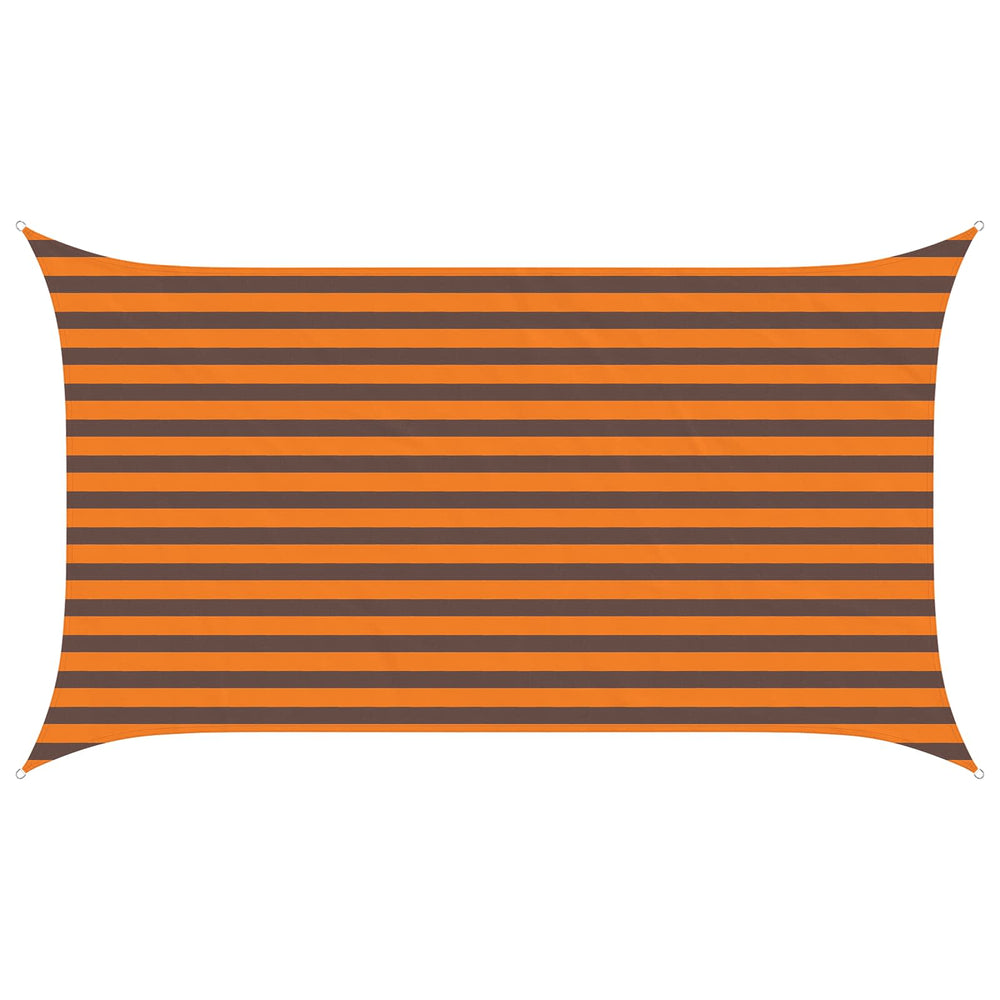 Sonnensegel Orange Braun 3,5x2m