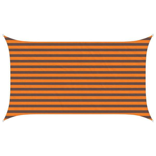 Sonnensegel Orange Braun 3,5x2m