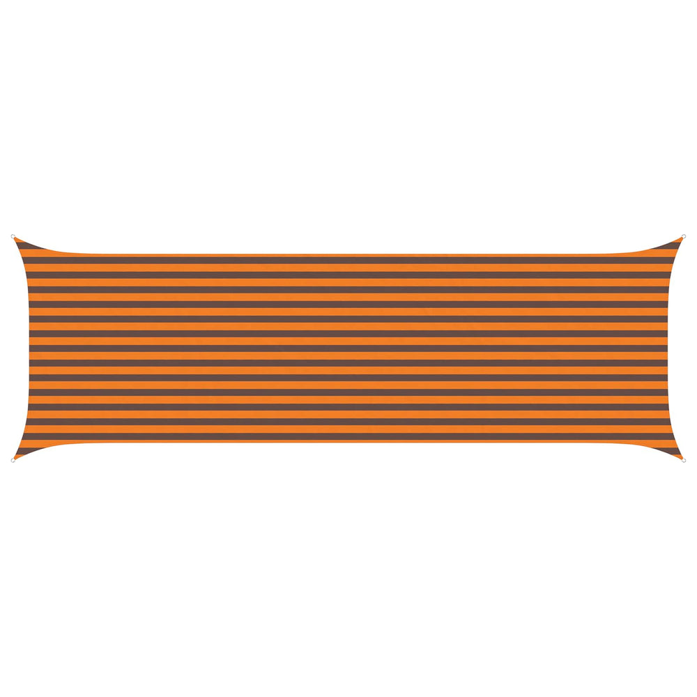 Sonnensegel Orange Braun 6x2m Polyester