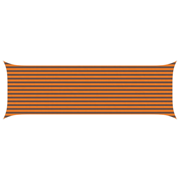 Sonnensegel Orange Braun 6x2m Polyester
