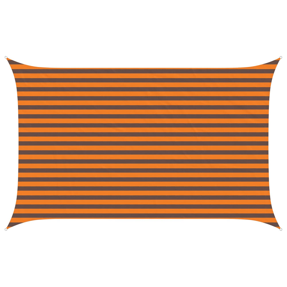 Sonnensegel Orange Braun 4x2,5m