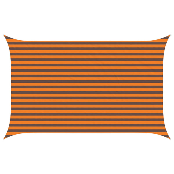 Sonnensegel Orange Braun 4x2,5m