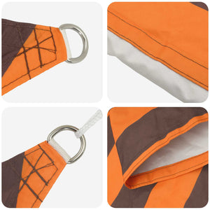 Sonnensegel Orange Braun 5x3,5m Polyester