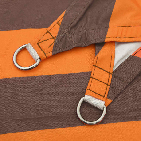 Sonnensegel Orange Braun 5x3,5m Polyester