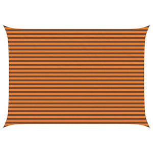 Sonnensegel Orange Braun 5x3,5m Polyester
