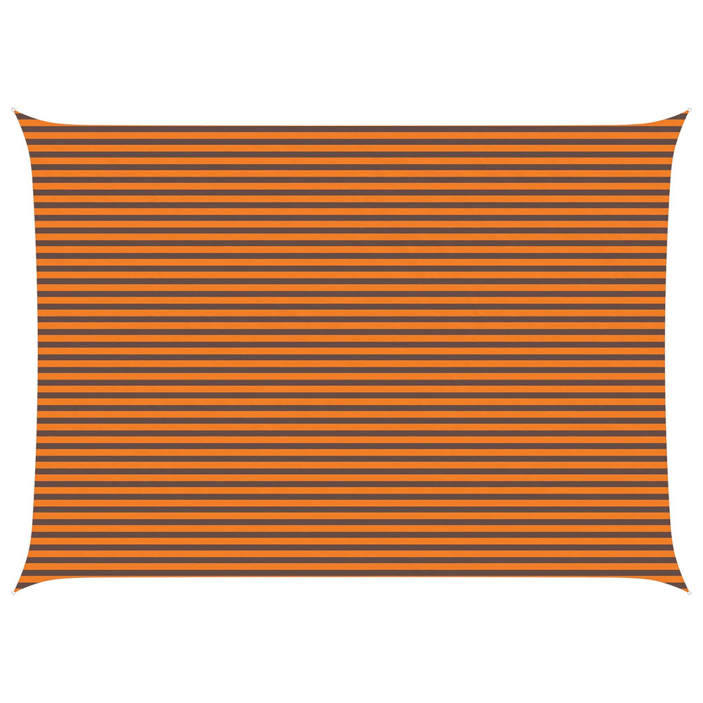 Sonnensegel Orange Braun 7x5m Polyester