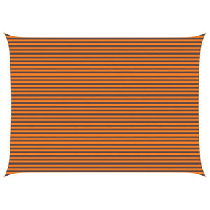 Sonnensegel Orange Braun 7x5m Polyester