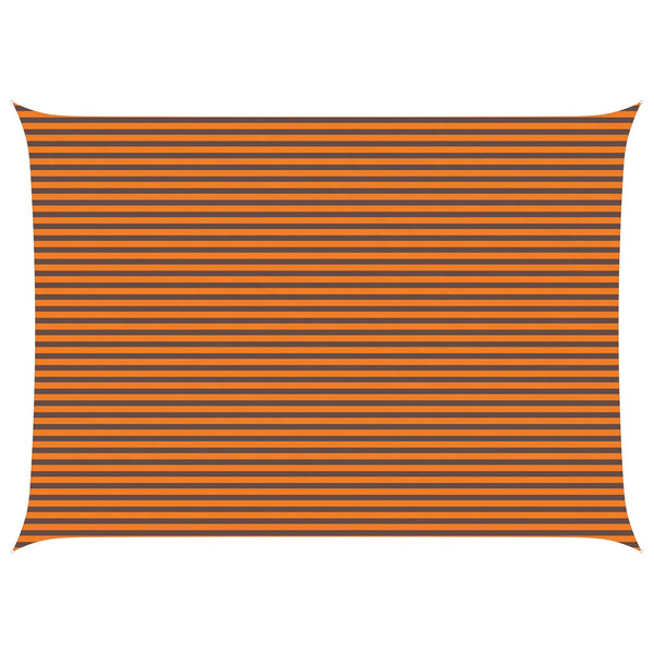 Sonnensegel Orange Braun 7x5m Polyester