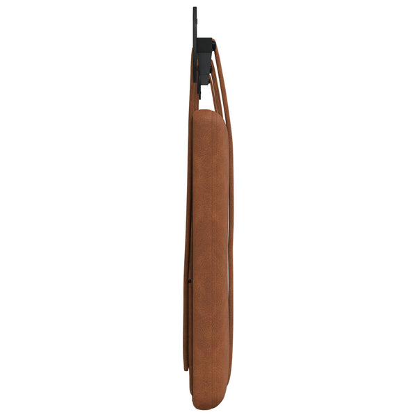 vidaXL Hanging Headboard Brown Antique PU