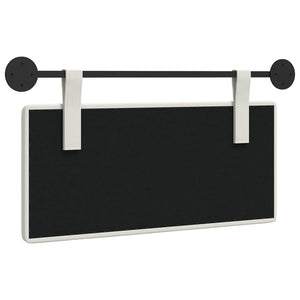vidaXL Wall-Mounted Headboard White Faux Leather