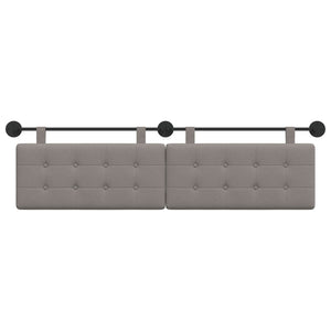 vidaXL Fabric Hanging Headboard
