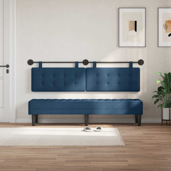 vidaXL Fabric Hanging Headboard
