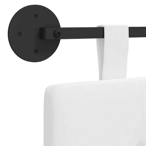 vidaXL Fabric Hanging Headboard