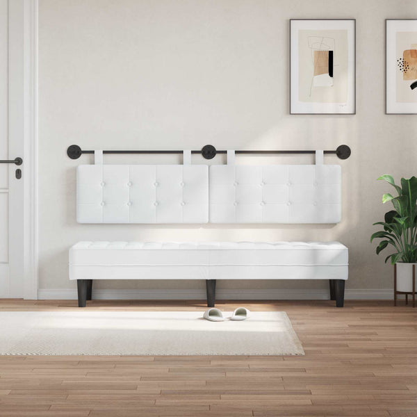 vidaXL Fabric Hanging Headboard