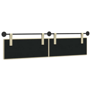 vidaXL Hanging Headboard Cream Faux Leather