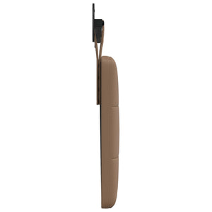 Hängendes Kopfteil Cappuccino Kunstleder