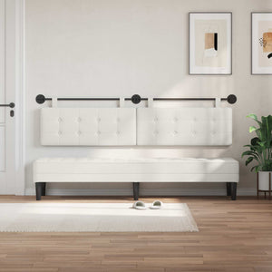 vidaXL Hanging Headboard Faux Leather