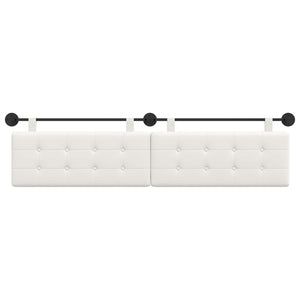 vidaXL Hanging Headboard Faux Leather