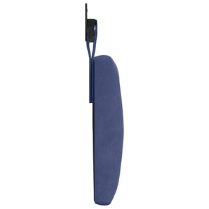 vidaXL Wall-Mounted Headboard Police Blue Velvet