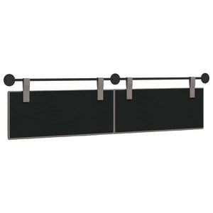 vidaXL Hanging Headboard Taupe Fabric