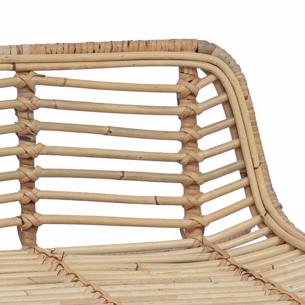 Barhocker 2er Set Rattan Natur