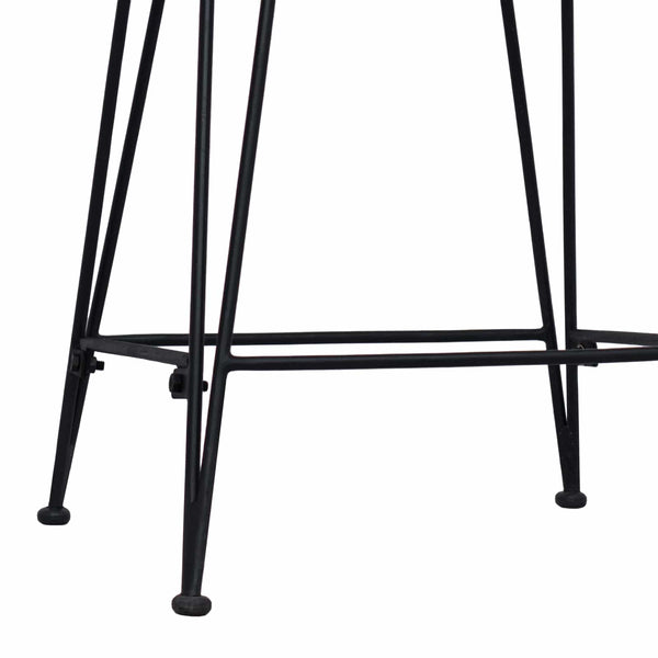 Barhocker 2er Set Rattan Natur