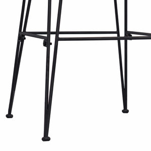 vidaXL Chaises de salle à manger 2 pcs Naturel 41 x 55 x 85 cm Rotin et Acier