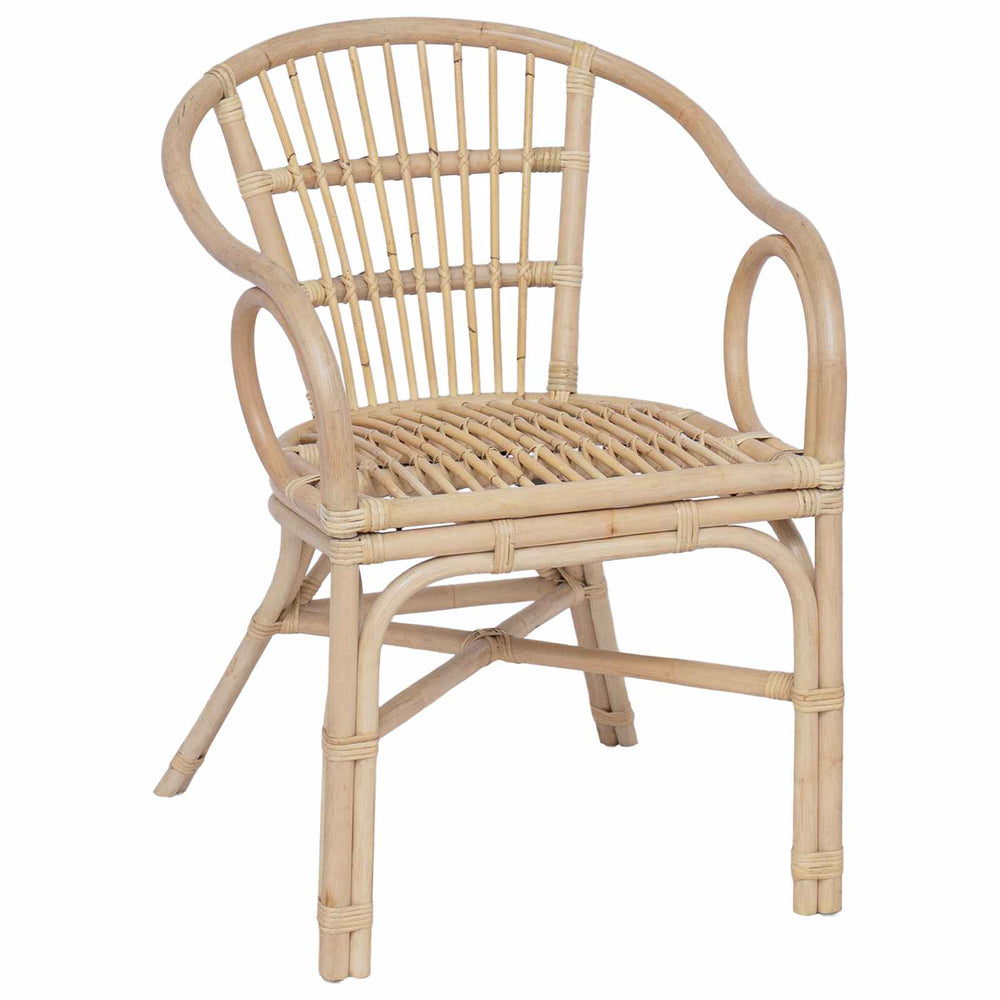 Stapelstuhl Rattan Natur