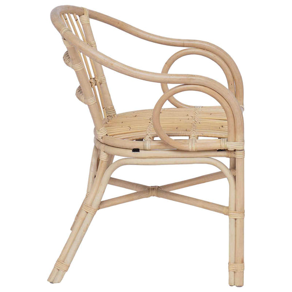 Stapelstuhl Rattan Natur