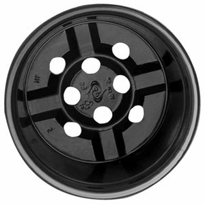 Runde Blumentöpfe Schwarz 10 cm - 50er Set